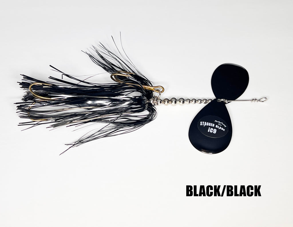 IC9 Stagger Blade Musky Bucktail – MuskyFrenzy Lures