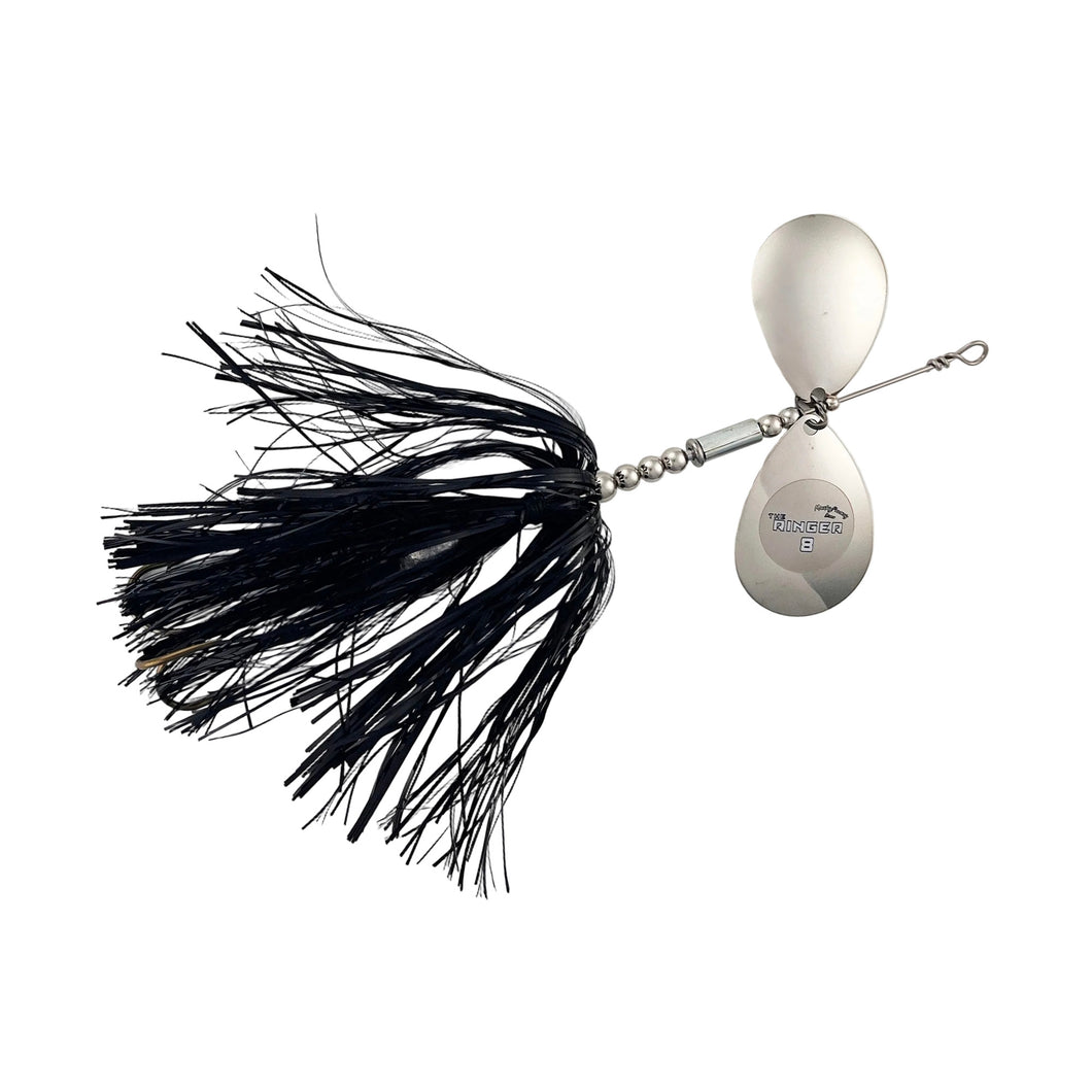 The Ringer 8 Musky Bucktail Black/Black